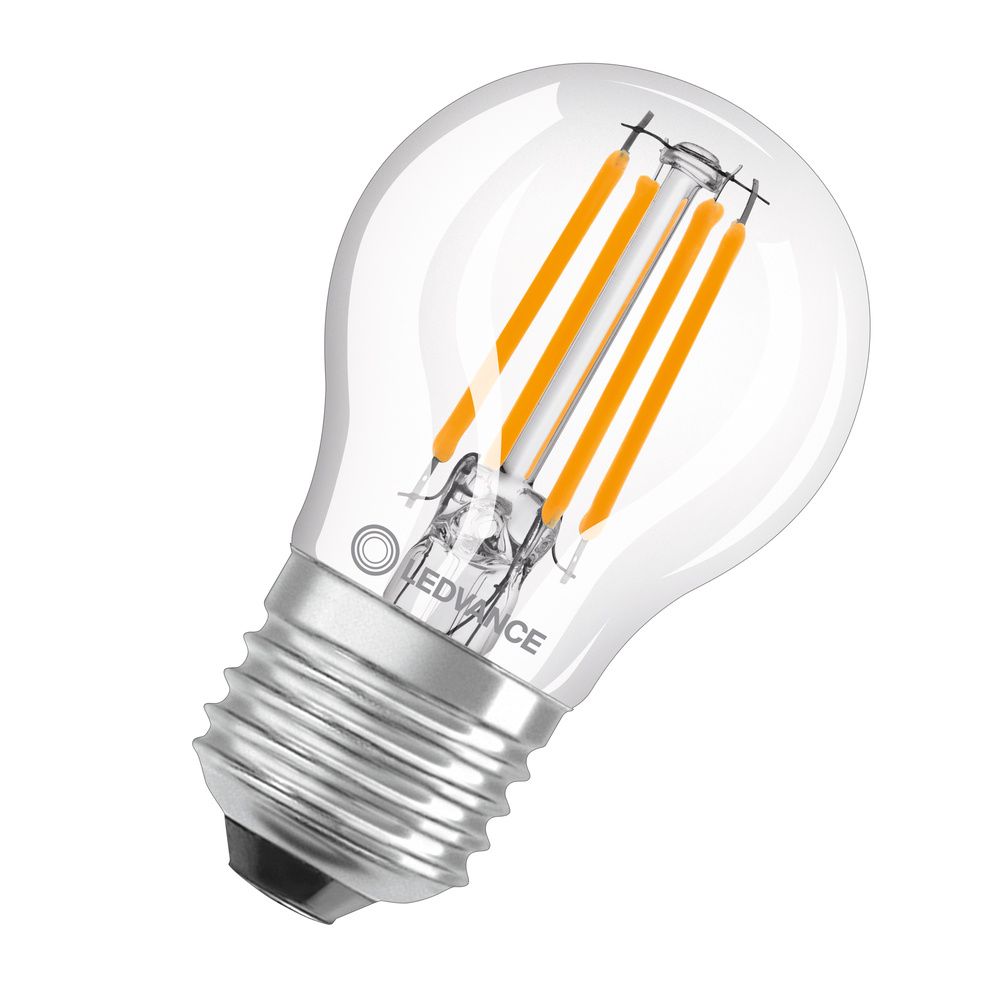 Ledvnace Tropfenlampe LED CLASSIC P P 5.5W 827 FIL CL E27 klar