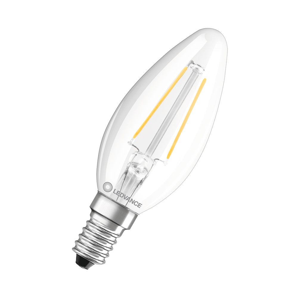 LED Kerzenlampe CLASSIC B P 2.5W 827 FIL CL E14  klar