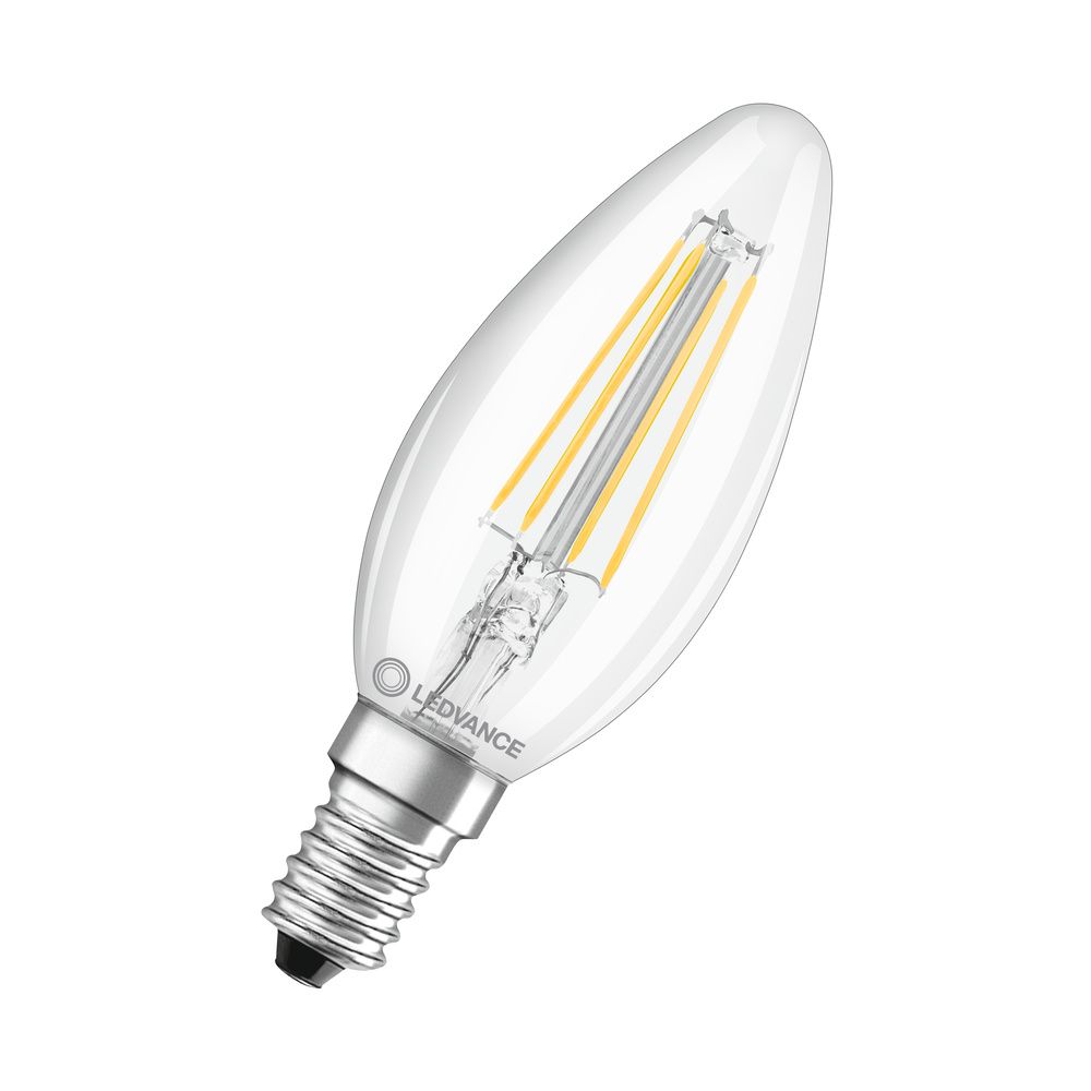 Ledvance LED Kerzenlampe  LED Classic B 40 Filament DIM P 4.8W 827 Clear E14  klar dimmbar