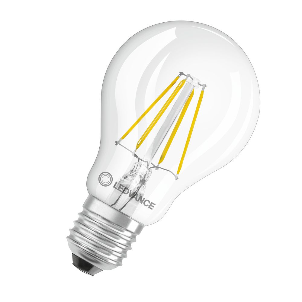Ledvance LED Lampe  CLAS A 40 P 4W 827 FIL CL E27 klar