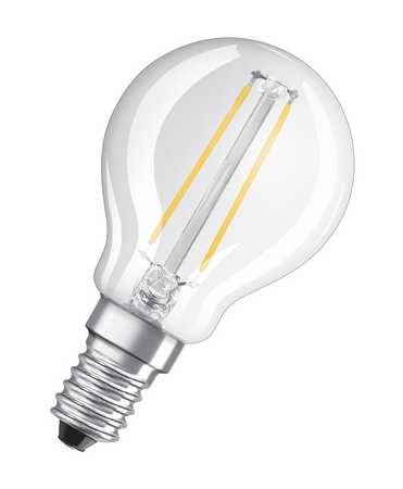 Osram PARATHOM Retrofit CLASSIC P FIL tropfenform 15 non-dim  1,6W/827 E14 klar